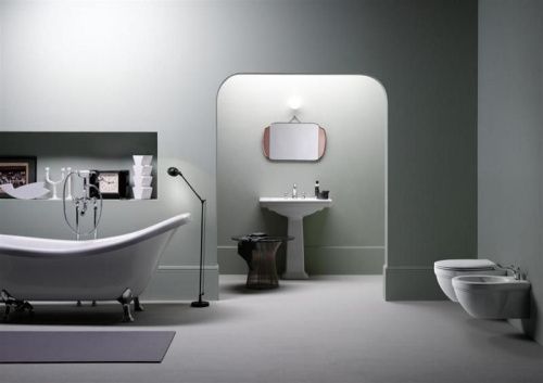 Чаша унитаза подвесная GSI Classic 871211_УЦ/3 цвет белый без сиденья каскадный смыв (черная полоска в эмали на ободке) - фото 3