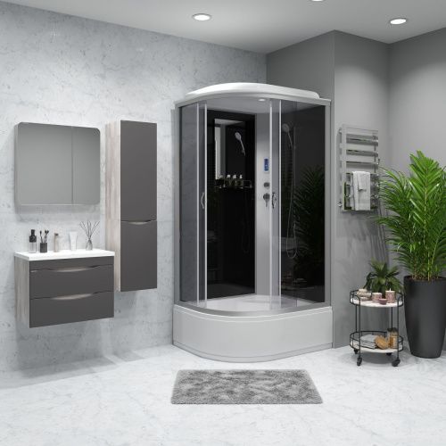 Душевая кабина Niagara Classic 25101434RP 120х80 асимметричная с крышей ориентация правая - фото 3