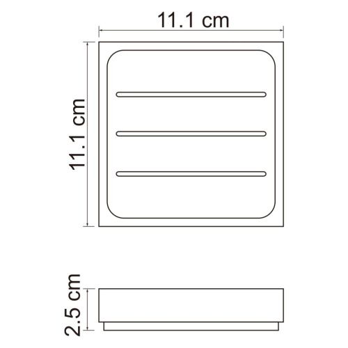 Мыльница WasserKRAFT 3829 - фото 5