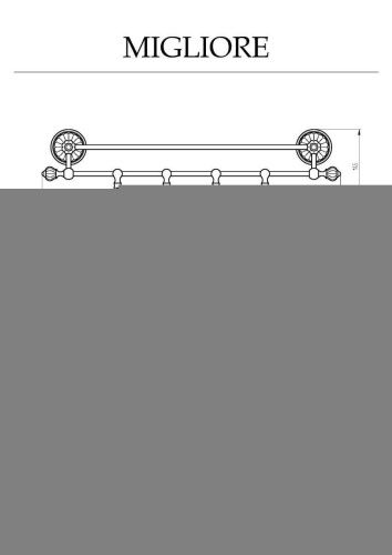 Полка Migliore Olivia 17527 - фото 2