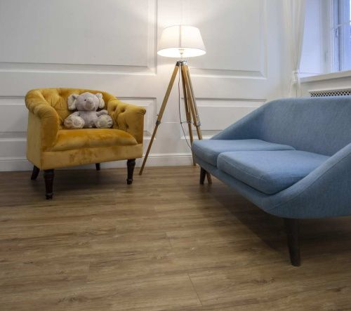 Кварцвиниловая плитка Damy Floor FAMILY LVT 248-8-LVT Дуб Имбирный толщина 0.25 см 43 класс 1227х187 - фото 2