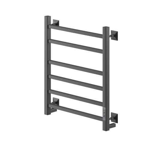 Полотенцесушитель электрический Veconi Barro-B B6050B-B 50х60 черный