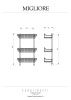 Полка-решетка большая Migliore COMPLEMENTI 22046