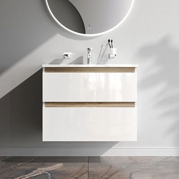 Тумба под раковину Am.Pm X-Joy M85AFHX0802WG 80х40 подвесная цвет белый