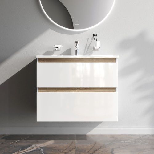 Тумба под раковину Am.Pm X-Joy M85AFHX0802WG 80х40 подвесная цвет белый