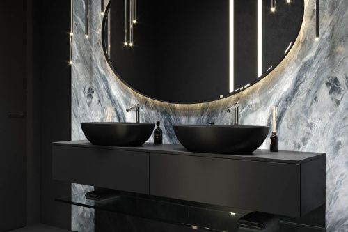 Раковина из искусственного камня Holbi TEFIA 1.02.008.11.3 60х30 накладная цвет голубой - фото 3