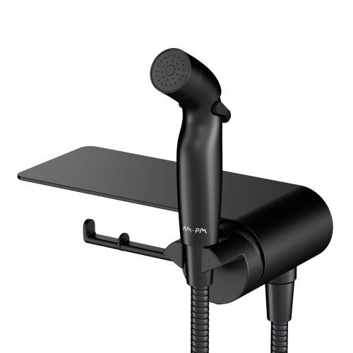 Гигиенический душ со смесителем Am.Pm Func F0H8F922 черный - фото 2