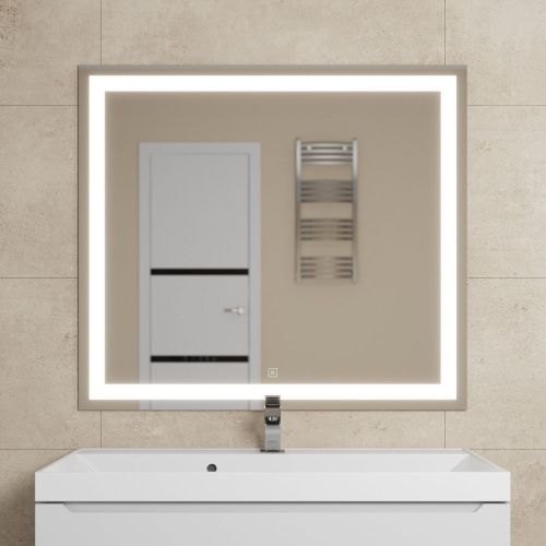 Зеркало с подсветкой и антизапотевателем Uperwood Tanos 291020223 90х80 подвесное - фото 4