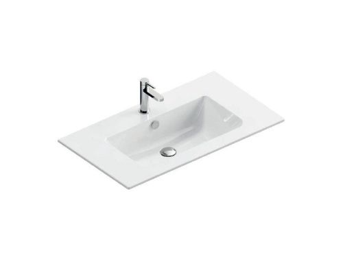 Раковина из сантехнического фаянса Berloni Bagno LAVSMRINCXR001 101 60х50 встраиваемая цвет белый