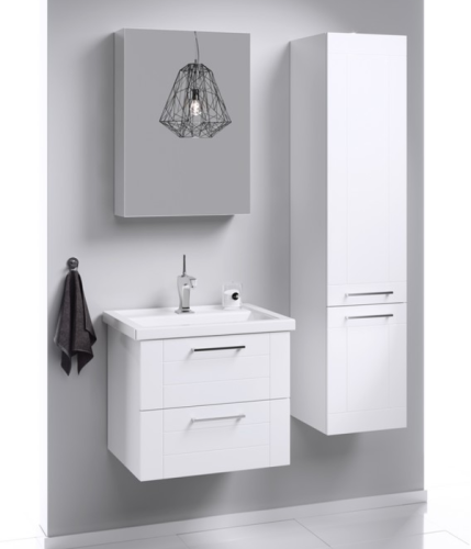 Шкаф-пенал Aqwella Y MAN0535 40х150 подвесной цвет белый - фото 2