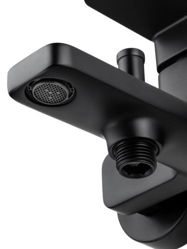 Смеситель для ванны Wonzon & Woghand Arnie WW-693101-MB настенный черный - фото 3