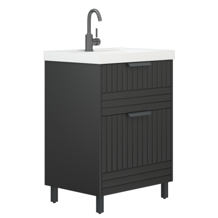 Тумба под раковину Corozo Терра SD-00001324 60х40 напольная цвет серый