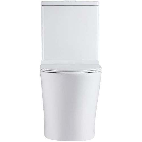 Унитаз напольный с бачком Orange C07-050W белый с сиденьем микролифт безободковый смыв торнадо - фото 2