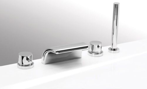 Смеситель ASD Onda Гл000025409 на борт ванны хром - фото 2