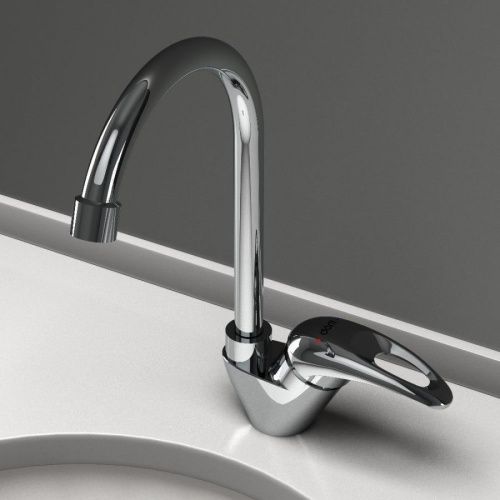 Смеситель для кухни Dorff Comfort D8000000 на мойку хром - фото 3