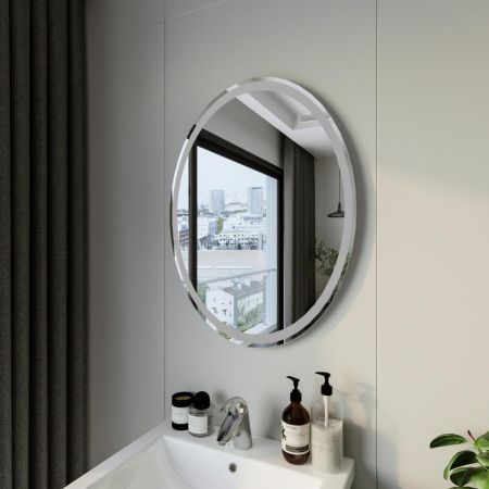 Зеркало с подсветкой Бриклаер Эстель 4627125414343 60х80 подвесное