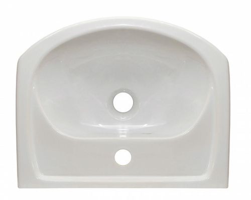 Раковина керамическая Onika Дора 604701 50х40 накладная цвет белый 1 отверстие под смеситель - фото 2