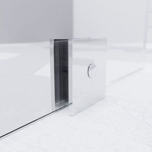 Душевая перегородка RGW Walk In 351016110-11 100х195 стекло прозрачное профиль хром - фото 3