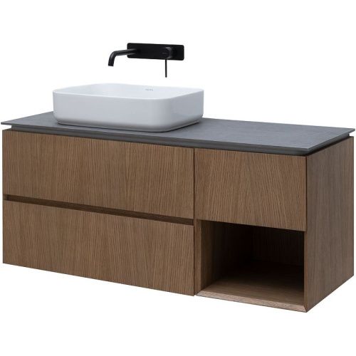 Тумба под раковину Allen Brau Infinity 1.21005.NO 120х50 подвесная цвет коричневый - фото 3