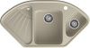 Кухонная мойка Granfest Corner C-1040E топаз 105х55 цвет серый поверхность матовая