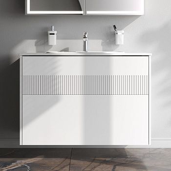 Тумба под раковину Am.Pm Func M8FFUX1002WM 100х50 подвесная цвет белый