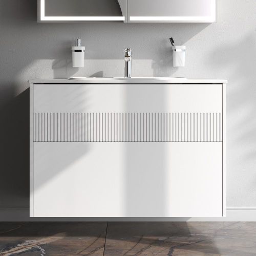 Тумба под раковину Am.Pm Func M8FFUX1002WM 100х50 подвесная цвет белый