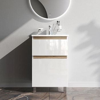 Тумба под раковину Am.Pm X-Joy M85AFSX0552WG 50х40 напольная цвет белый