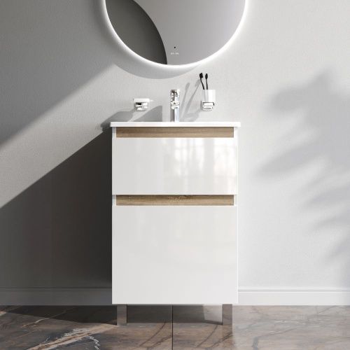 Тумба под раковину Am.Pm X-Joy M85AFSX0552WG 50х40 напольная цвет белый