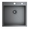 Кухонная мойка Raglo R700 R700.5050.09 50х50 цвет серый поверхность матовая