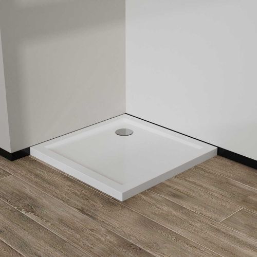 Душевой поддон акриловый Vincea H50 VST-5AS-8080 80х80 белый с каркасом