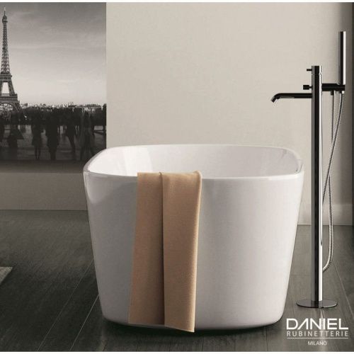 Смеситель для ванны Daniel Tokyo TK678CR напольный хром - фото 2