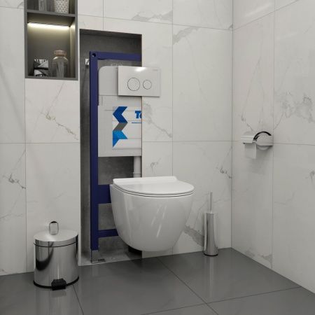 Клавиша смыва механическая Teymi Lina T70102CH цвет хром