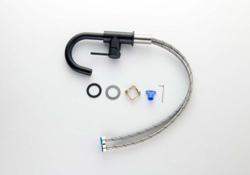 Смеситель Aquatek ЕВРОПА AQ1307MB на раковину черный - фото 5