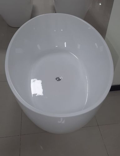 Ванна акриловая Frank 12529 175х105 отдельностоящая овальная с ножками - фото 2