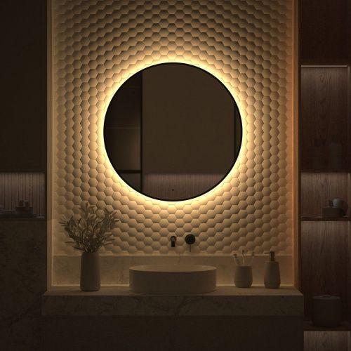 Зеркало с подсветкой Defesto AURA DF 2995R 80х80 подвесное - фото 5