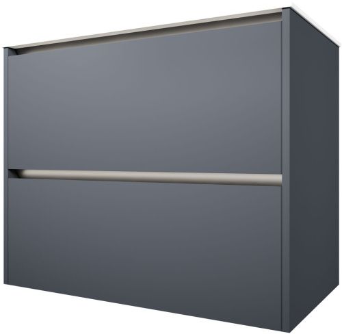 Тумба под раковину Allen Brau Activity 1.34012.BGM 80х50 подвесная цвет синий - фото 2