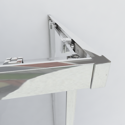 Душевой уголок Vincea Garda VSS-1G900CL 90х90 стекло прозрачное профиль хром без поддона - фото 3