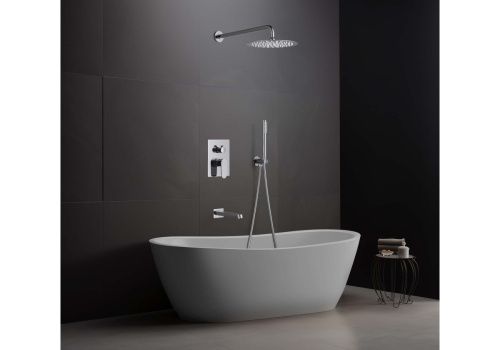 Душевая система Aquatek ОБЕРОН AQ1273CR встраиваемая в стену цвет хром - фото 5