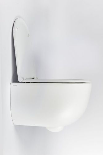 Чаша унитаза подвесная Galassia Dream 7334MT цвет белый без сиденья безободковая каскадный смыв - фото 3