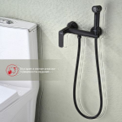 Гигиенический душ со смесителем Raglo R03 R03.51.06 черный - фото 4