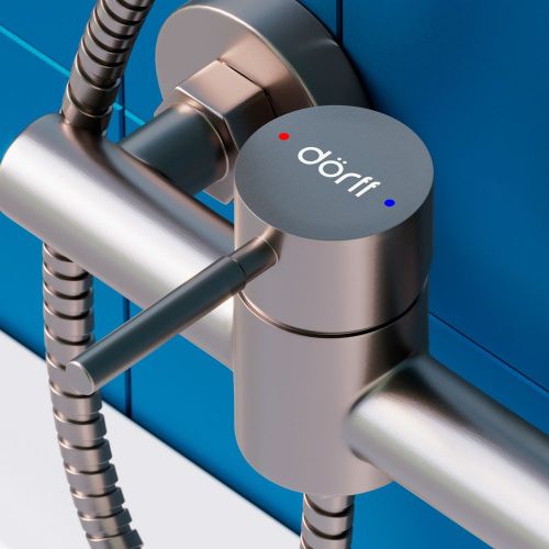 Смеситель для душа Dorff Logic new D3020000SS настенный нержавеющая сталь - фото 5