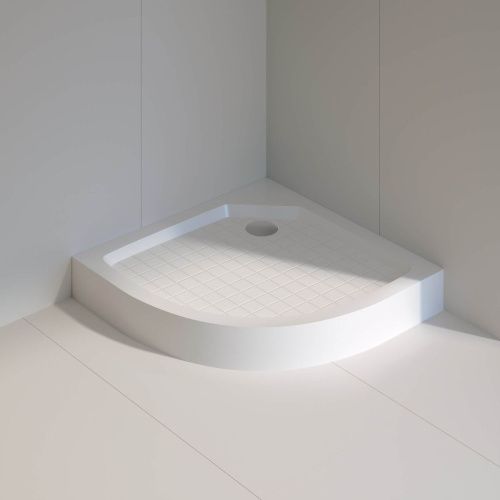 Душевой поддон из стеклопластика RGW SMC 57350499-01 90х90 белый с ножками - фото 2