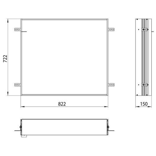 Встраиваемая рама для зеркального шкафа Emco Asis 9497 000 11 - фото 2