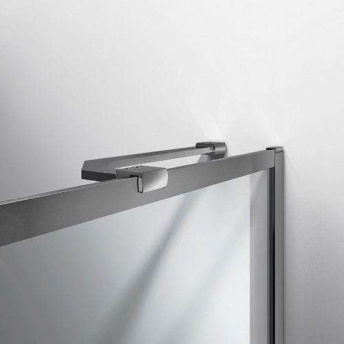 Душевая шторка на ванну Vincea VSB-41700CLGM 70х140 стекло прозрачное профиль вороненая сталь ориентация универсальная - фото 2