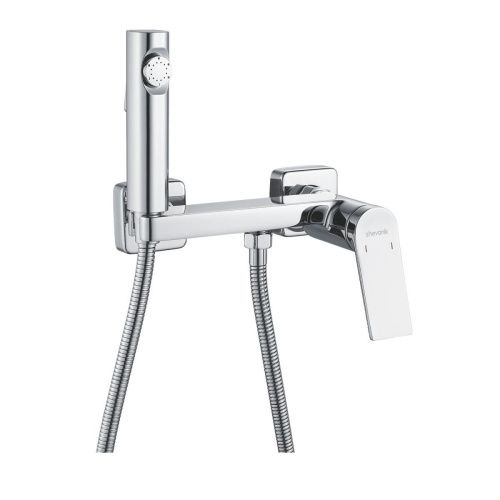 Гигиенический душ со смесителем Shevanik S4105-1 хром - фото 2