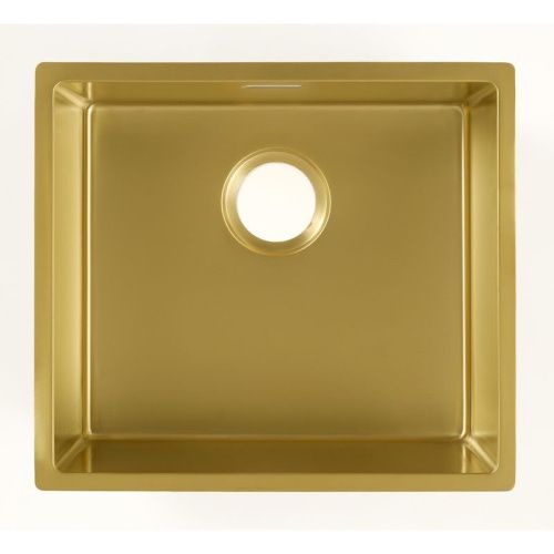 Кухонная мойка Grandex Aqua 5010861 50х45 цвет золото поверхность матовая - фото 5
