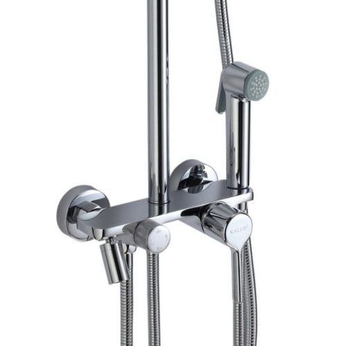 Душевая стойка Haiba HB24814 настенная цвет хром - фото 4