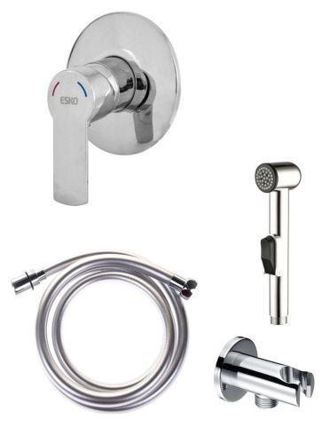 Гигиенический душ со смесителем Esko SHS4in1 хром - фото 2