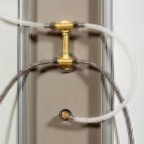 Душевая кабина AvaCan L910GM+EL 100х100 четверть круга с крышей ориентация универсальная - фото 4