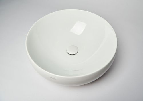 Раковина из сантехнического фарфора Galassia Dream 7333 50х50 накладная цвет белый - фото 2